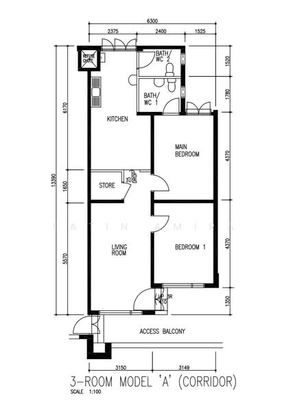 143 Petir Road, 143 Petir Road, 2 Bedrooms, 786 sqft, HDB Flat For Sale, by Fatin Amira, 500186559 - PropertyGuru.com.sg