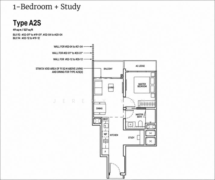 Tembusu Grand, 92 Jalan Tembusu, 1 Bedroom, 527 sqft, Condominium For Sale, by Jeremy Yong, 500186587 - PropertyGuru.com.sg