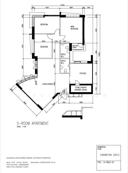 517E Jurong West Street 52, 517E Jurong West Street 52, 3 Bedrooms, 1,237 sqft, HDB Flat For Sale, by Jessica Soon, 500186600 - PropertyGuru.com.sg