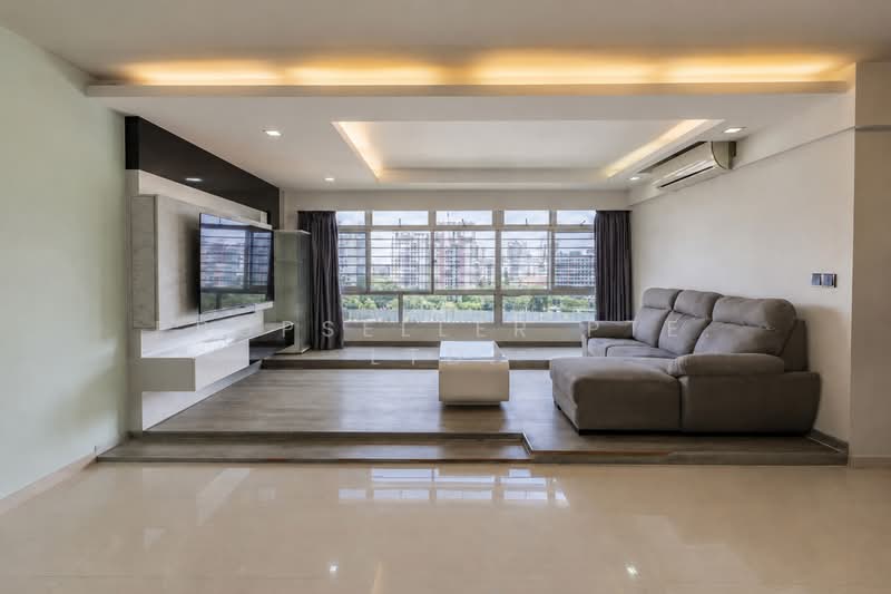 572A Woodlands Avenue 1, 572A Woodlands Avenue 1, 3 Bedrooms, 1,206 sqft, HDB Flat For Sale, by Gina Tow, 500186634 - Living Room - PropertyGuru.com.sg