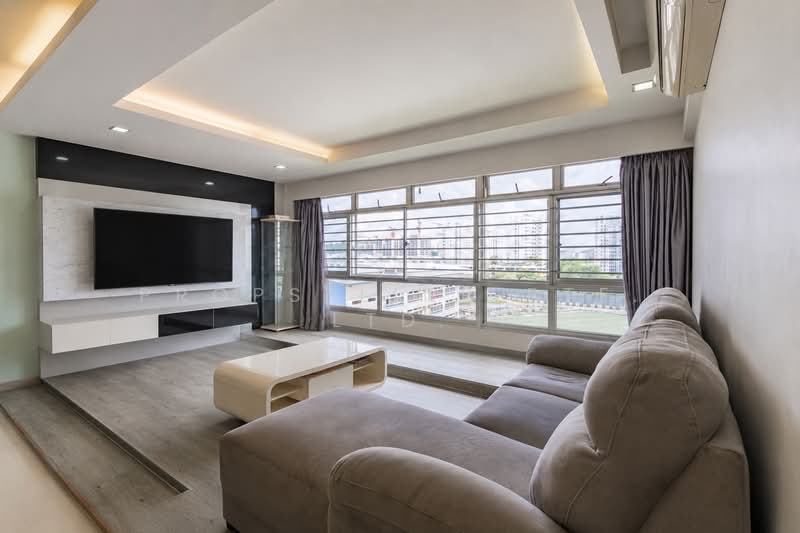572A Woodlands Avenue 1, 572A Woodlands Avenue 1, 3 Bedrooms, 1,206 sqft, HDB Flat For Sale, by Gina Tow, 500186634 - Living Room - PropertyGuru.com.sg