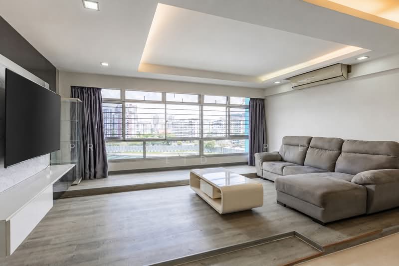 572A Woodlands Avenue 1, 572A Woodlands Avenue 1, 3 Bedrooms, 1,206 sqft, HDB Flat For Sale, by Gina Tow, 500186634 - Living Room - PropertyGuru.com.sg