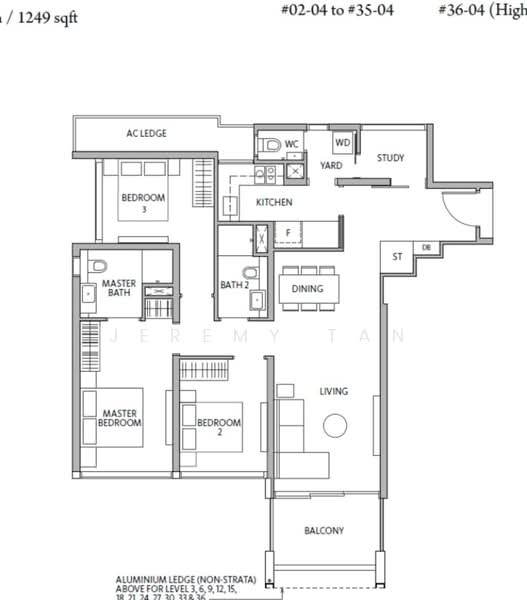 Riviere, 1 Jiak Kim Street, 3 Bedrooms, 1,249 sqft, Condominium For Rent, by Jeremy Tan, 500186719 - PropertyGuru.com.sg