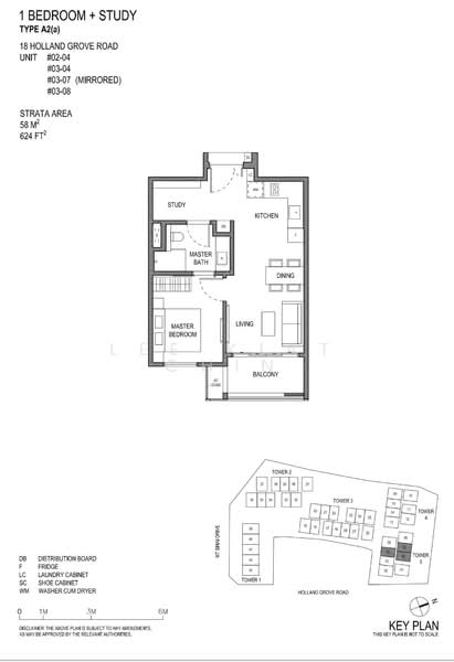 Parksuites, 18 Holland Grove Road, 1 Bedroom, 624 sqft, Condominium For Sale, by Lee Kiat Chin, 500186742 - PropertyGuru.com.sg