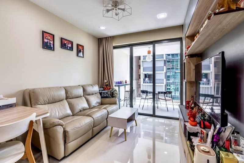The Terrace, 88 Edgedale Plains, 3 Bedrooms, 1,076 sqft, Executive Condominium For Sale, by Andre Chia, 500186817 - Living Room - PropertyGuru.com.sg