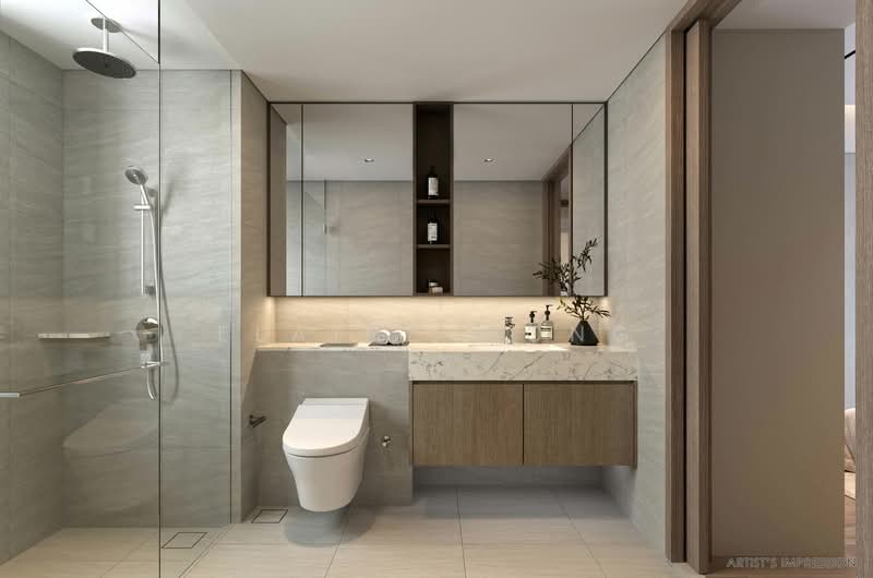 Hillhaven, 5 Hillview Rise, 2 Bedrooms, 700 sqft, Condominium For Sale, by Elaine Wong, 500186849 - Bathroom - PropertyGuru.com.sg