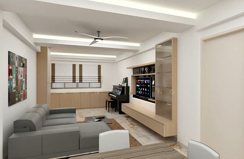12 Kampong Arang Road, 12 Kampong Arang Road, 4 Bedrooms, 1,323 sqft, HDB Flat For Sale, by Chin Wei NG, 500186870 - Living Room - PropertyGuru.com.sg