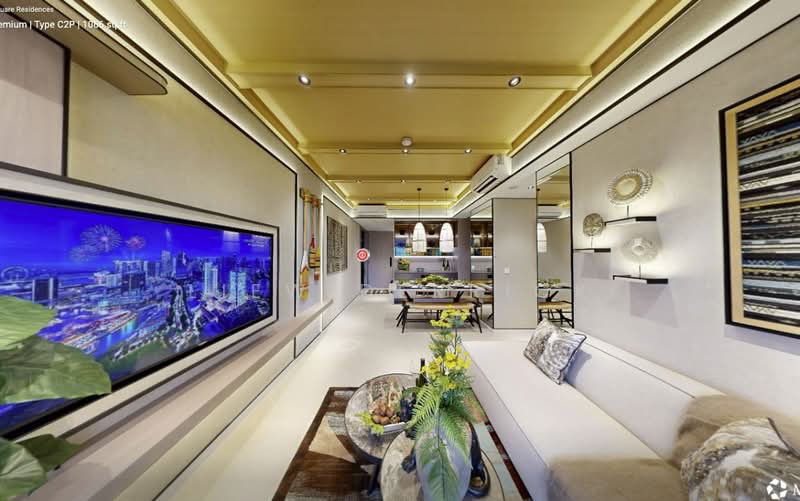 Union Square Residences, 28 Havelock Road,, 3 Bedrooms, 990 sqft, Condominium For Sale, by Liew Derrick, 500186889 - Living Room - PropertyGuru.com.sg