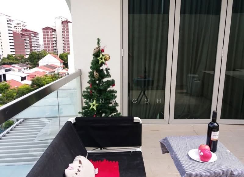 Naung Residence, 1 Jalan Naung, Room Rental, 250 sqft, Apartment For Rent, by Guna Goh, 500187052 - Balcony - PropertyGuru.com.sg