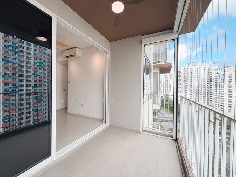 High Park Residences, 31 Fernvale Road, 3 Bedrooms, 872 sqft, Condominium For Sale, by Alexis Quek, 500187054 - Balcony - PropertyGuru.com.sg