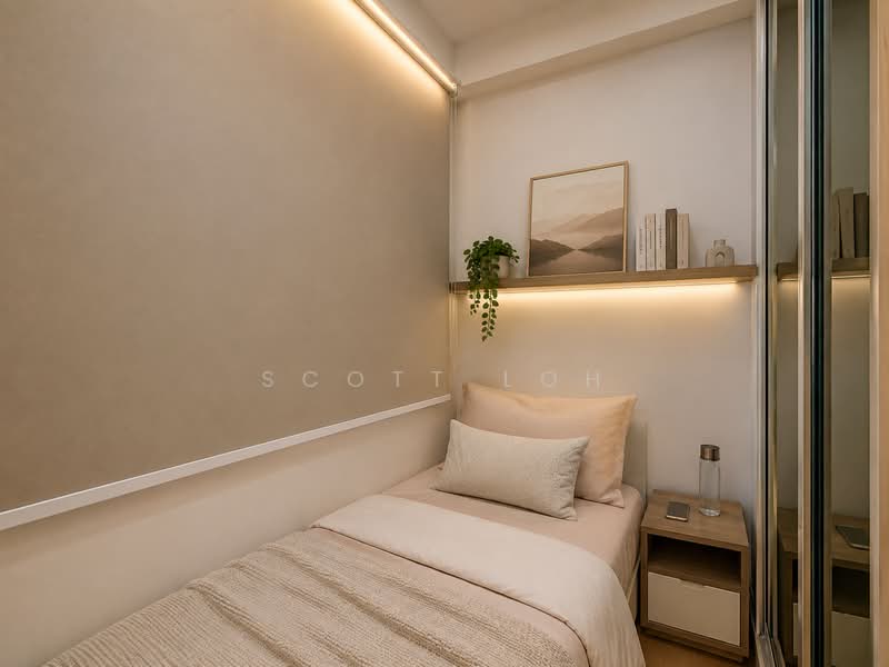 38 I Suites, 38 Ipoh Lane, 2 Bedrooms, 689 sqft, Condominium For Sale, by Scott Loh, 500187064 - Common Bedroom - AI - PropertyGuru.com.sg