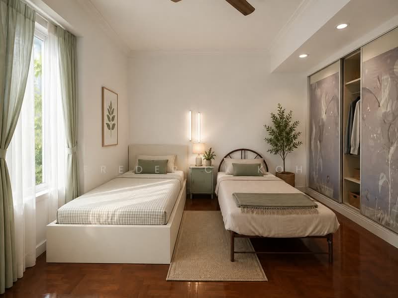 POH HUAT ROAD⚡Private Pool ⚡Serangoon North MRT, , 4 Bedrooms, 3,300 sqft, Terraced House For Sale, by Frederick Koh, 500187160 - Bedroom - PropertyGuru.com.sg