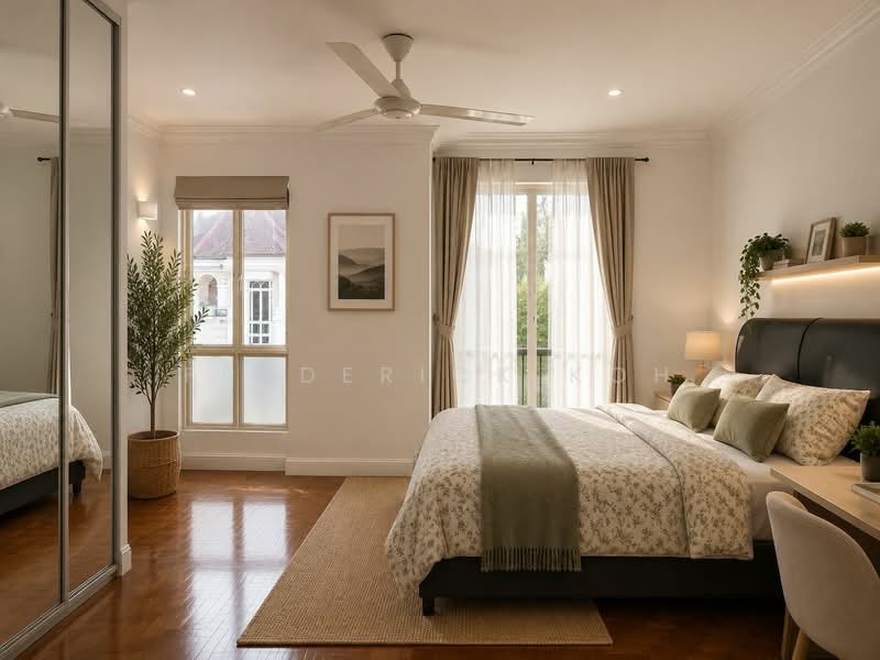 POH HUAT ROAD⚡Private Pool ⚡Serangoon North MRT, , 4 Bedrooms, 3,300 sqft, Terraced House For Sale, by Frederick Koh, 500187160 - Bedroom - PropertyGuru.com.sg