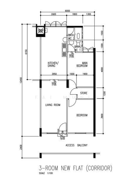 45 Chai Chee Street, 45 Chai Chee Street, 2 Bedrooms, 732 sqft, HDB Flat For Sale, by Fai Muni, 500187187 - PropertyGuru.com.sg