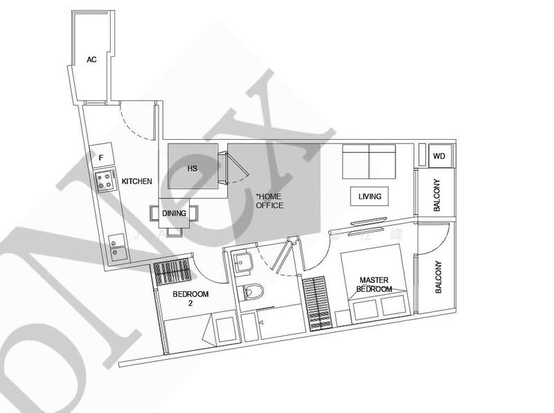 Guillemard Edge, 38 Lorong 30 Geylang, 2 Bedrooms, 549 sqft, Condominium For Rent, by Jay Loy 黎仕緯, 500187193 - PropertyGuru.com.sg