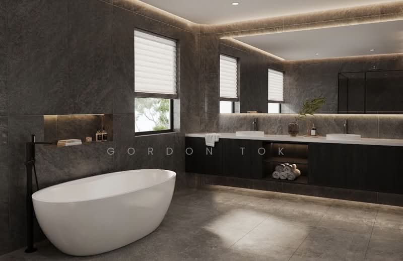 Brand new detached house available to view, , 5 Bedrooms, 9,280 sqft, Detached House For Sale, by Gordon Tok, 500187243 - Bathroom - PropertyGuru.com.sg