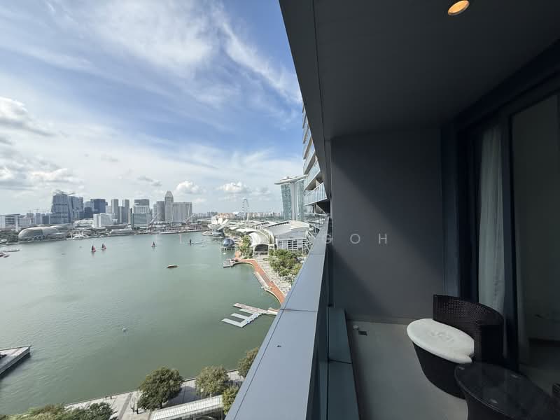 Marina Bay Residences, 18 Marina Boulevard, 2 Bedrooms, 1,055 sqft, Condominium For Rent, by Elaine Goh, 500187252 - Balcony - PropertyGuru.com.sg