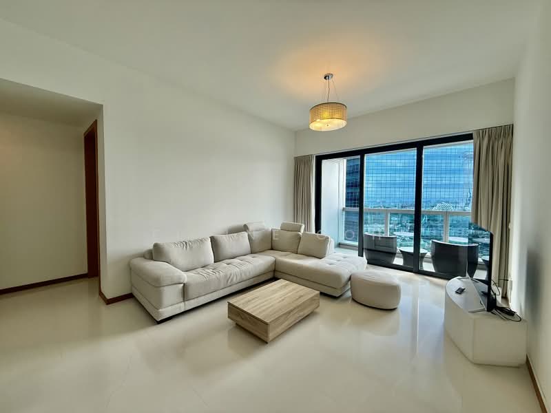 Marina Bay Residences, 18 Marina Boulevard, 2 Bedrooms, 1,055 sqft, Condominium For Rent, by Elaine Goh, 500187252 - Living Room - PropertyGuru.com.sg