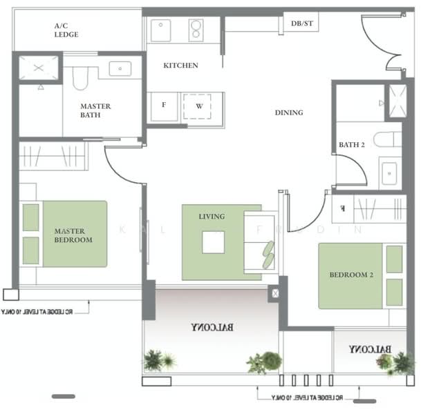 Botanique at Bartley, 223 Upper Paya Lebar Road, 2 Bedrooms, 721 sqft, Condominium For Sale, by Heikal Shafrudin, 500187257 - PropertyGuru.com.sg