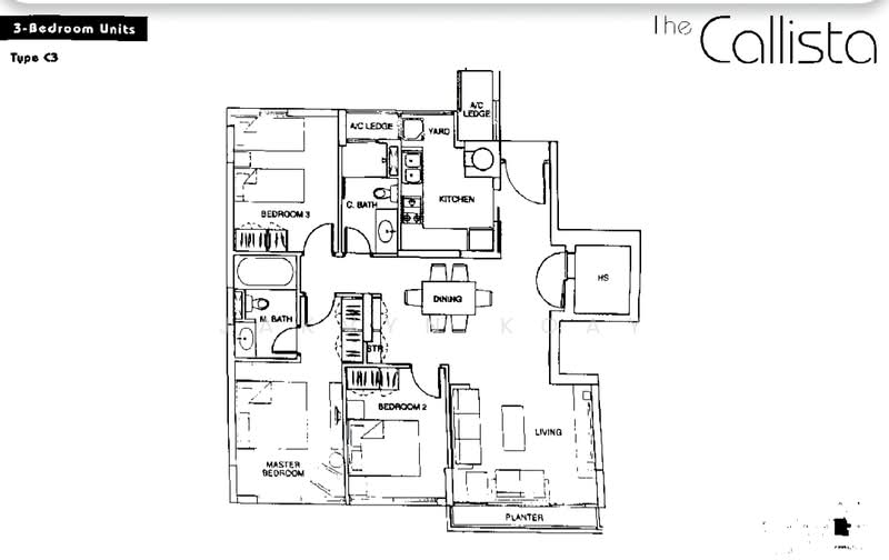 The Callista, 22 Mar Thoma Road, 3 Bedrooms, 1,141 sqft, Apartment For Sale, by Jakvyn Koay, 500187321 - PropertyGuru.com.sg