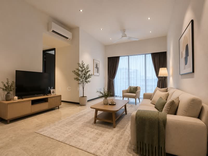 Royalgreen, 2 Anamalai Avenue, 3 Bedrooms, 1,076 sqft, Condominium For Rent, by Michelle Yap, 500187329 - Living Room - PropertyGuru.com.sg