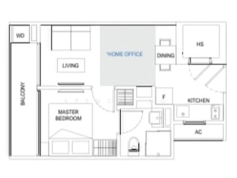 Guillemard Edge, 38 Lorong 30 Geylang, 1 Bedroom, 409 sqft, Condominium For Rent, by Spencer Ng, 500187340 - PropertyGuru.com.sg