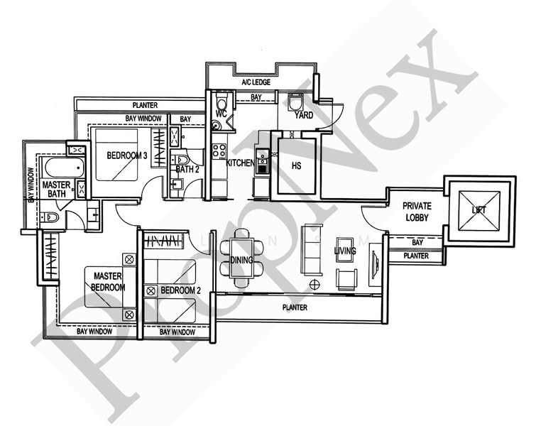 Ecoville, 10 Martaban Road, 3 Bedrooms, 1,184 sqft, Apartment For Sale, by Melvin Sim, 500187345 - PropertyGuru.com.sg