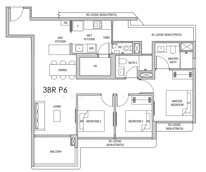 3 BR New Condo - 5 Mins Walk to MRT & Amenities, , 3 Bedrooms, 1,001 sqft, Condominium For Sale, by Klarris Leong, 500187366 - PropertyGuru.com.sg