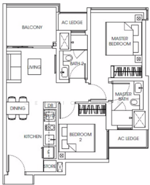 The Antares, 25 Mattar Road, 2 Bedrooms, 689 sqft, Condominium For Sale, by Cedric Chan, 500187375 - PropertyGuru.com.sg