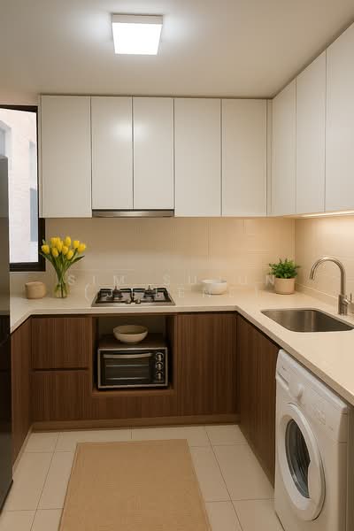 La Fiesta, 74 Sengkang Square, 3 Bedrooms, 840 sqft, Condominium For Sale, by Sim Sujun (Jelene), 500187381 - Kitchen - PropertyGuru.com.sg