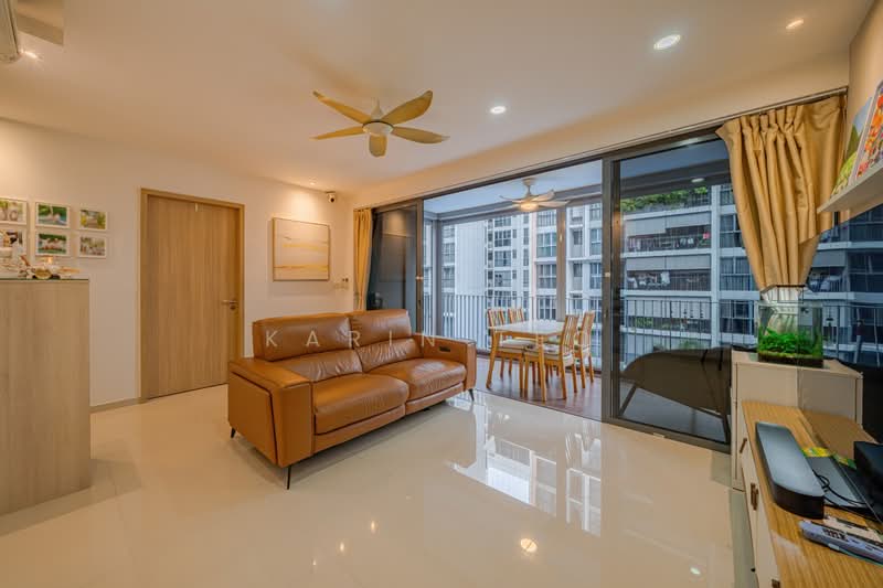 Twin Fountains, 17A Woodlands Avenue 6, 3 Bedrooms, 1,195 sqft, Executive Condominium For Sale, by Karin Teo, 500187387 - Living Room - PropertyGuru.com.sg