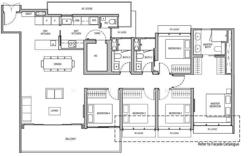 Tembusu Grand, 96 Jalan Tembusu, 5 Bedrooms, 1,711 sqft, Condominium For Rent, by Huang Han, 500187491 - PropertyGuru.com.sg