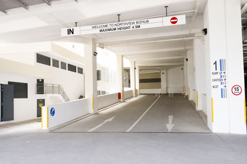 North View Bizhub, 6 Yishun Industrial Street 1, 1,755 sqft, Light Industrial (B1) For Rent, by Estee Liu 刘轩宁, 500187509 - Car Park - CommercialGuru.com.sg