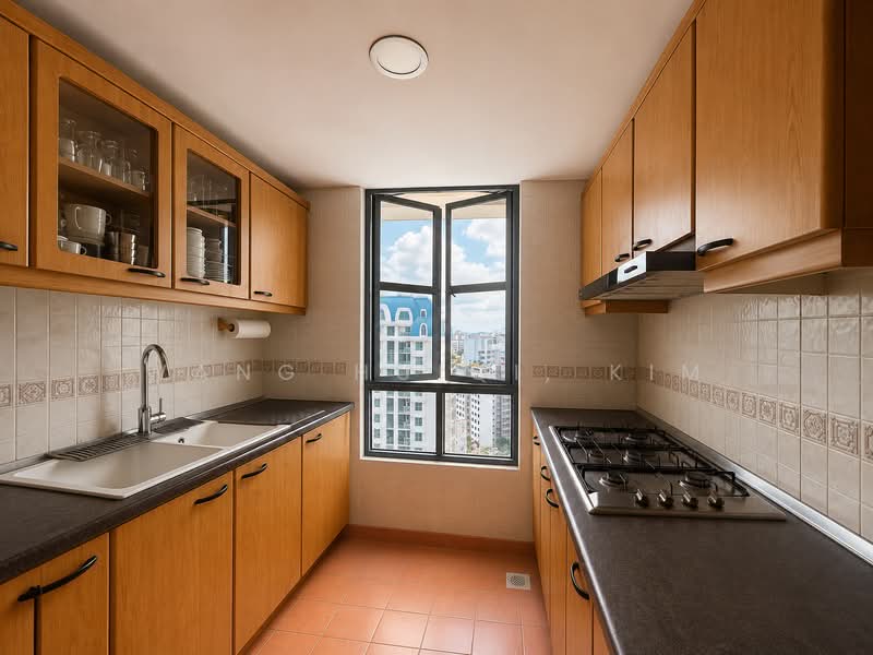 Aquarius By The Park, 3 Bedok Reservoir View, 3 Bedrooms, 2,185 sqft, Condominium For Sale, by Wang Huiqi, Kim, 500187529 - Kitchen - PropertyGuru.com.sg