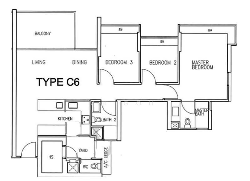 Vista Residences, 28 Jalan Datoh, 3 Bedrooms, 1,195 sqft, Condominium For Rent, by MH Goh, 500187562 - PropertyGuru.com.sg