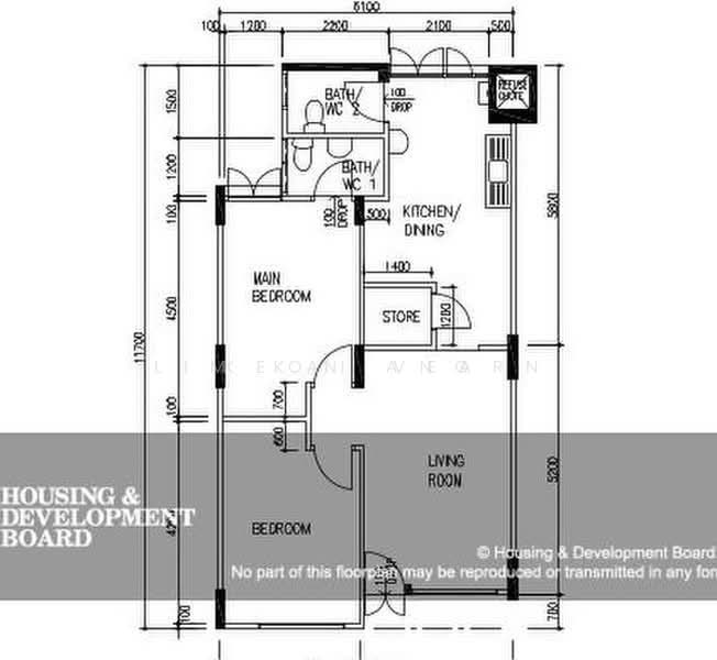 185 Bishan Street 13, 185 Bishan Street 13, 2 Bedrooms, 688 sqft, HDB Flat For Sale, by Lim Kai Vearn, 500187594 - PropertyGuru.com.sg