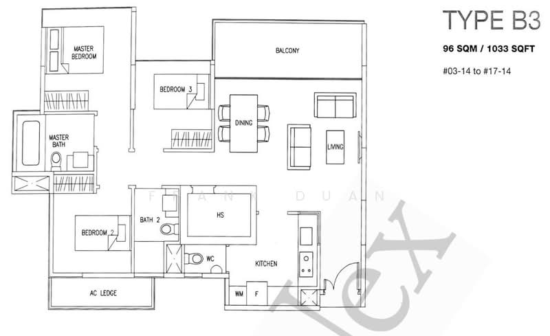 Austville Residences, 15 Sengkang East Avenue, 3 Bedrooms, 1,033 sqft, Executive Condominium For Rent, by Frank Duan, 500187618 - PropertyGuru.com.sg
