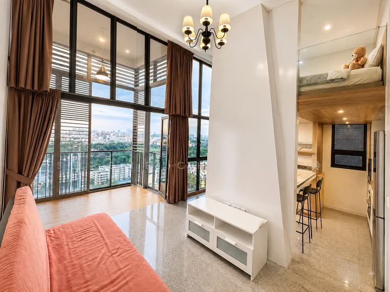 Seahill, West Coast Crescent, 1 Bedroom, 517 sqft, Condominium For Sale, by Serene Chua 蔡芝玲, 500187641 - Living Room - PropertyGuru.com.sg