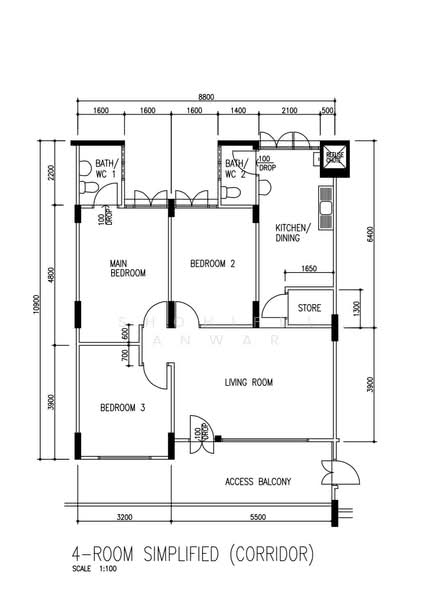 331 Bukit Batok Street 33, 331 Bukit Batok Street 33, 3 Bedrooms, 904 sqft, HDB Flat For Sale, by Shohiful Anwar, 500187667 - PropertyGuru.com.sg