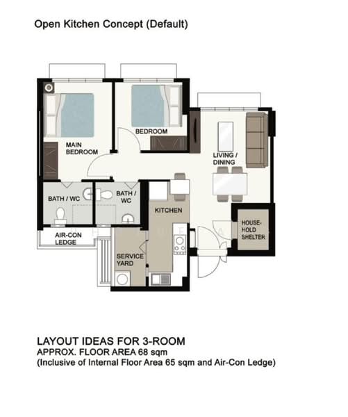 114A Alkaff Crescent, 114A Alkaff Crescent, 2 Bedrooms, 742 sqft, HDB Flat For Sale, by Phoebe Ang, 500187684 - PropertyGuru.com.sg