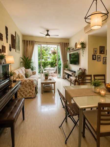 Sunglade, 1 Serangoon Avenue 2, 2 Bedrooms, 1,109 sqft, Condominium For Sale, by Andrea Seoh, 500187760 - Living Room - PropertyGuru.com.sg