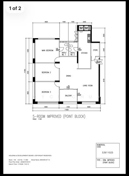 102 Bishan Street 12, 102 Bishan Street 12, 3 Bedrooms, 1,302 sqft, HDB Flat For Sale, by Joyce Chua, 500187781 - PropertyGuru.com.sg