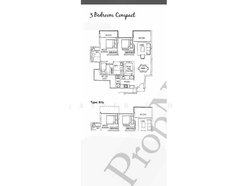 Watercolours, 25 Pasir Ris Link, 2 Bedrooms, 915 sqft, Executive Condominium For Sale, by Jasper Tan, 500187806 - PropertyGuru.com.sg