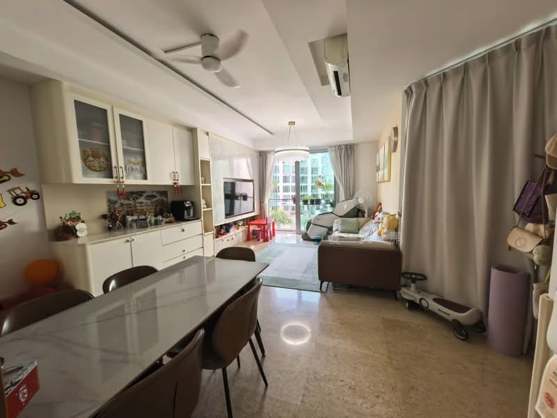 Caribbean at Keppel Bay, 32 Keppel Bay Drive, 3 Bedrooms, 1,216 sqft, Condominium For Sale, by Ben XIA 夏天鹏, 500187807 - Living Room - PropertyGuru.com.sg