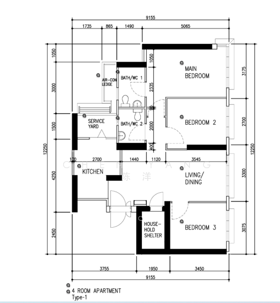 79 Dawson Road, 79 Dawson Road, 3 Bedrooms, 947 sqft, HDB Flat For Sale, by Chen Yang 陈洋, 500187817 - PropertyGuru.com.sg
