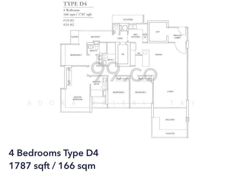 Rochelle At Newton, 188 Keng Lee Road, 4 Bedrooms, 1,787 sqft, Condominium For Sale, by Adora Valerie Tay, 500187847 - PropertyGuru.com.sg