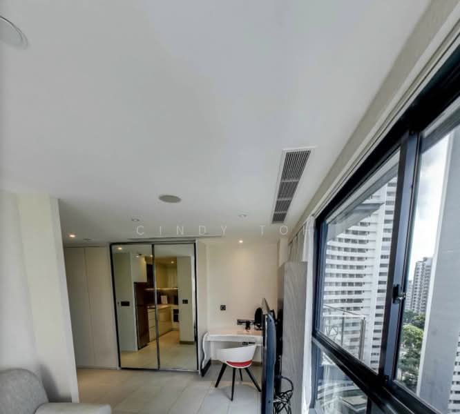 Oakwood studios, , Studio, 378 sqft, Condominium For Rent, by Cindy Toh, 500187860 - Kitchen - PropertyGuru.com.sg