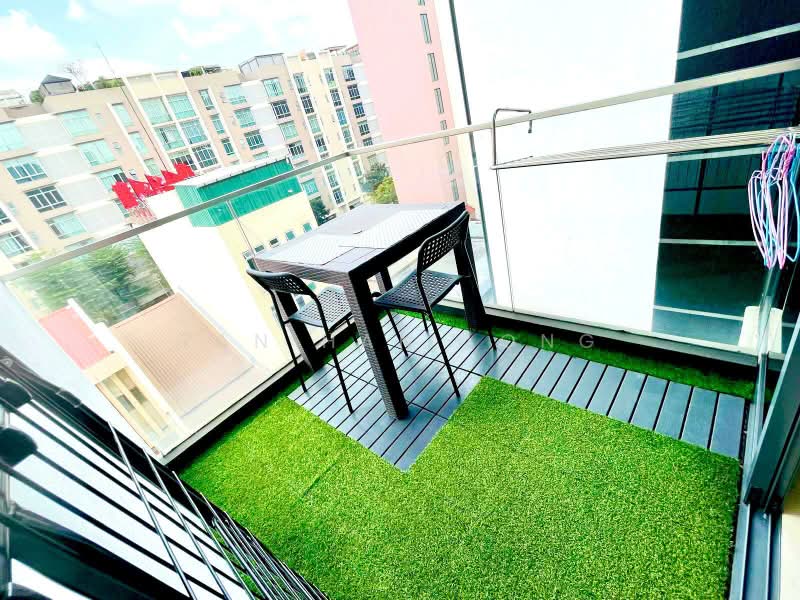 Centra Suites, 38 Geylang Lorong 25A, 1 Bedroom, 420 sqft, Apartment For Rent, by Tan Han Long, 500187891 - Balcony - PropertyGuru.com.sg