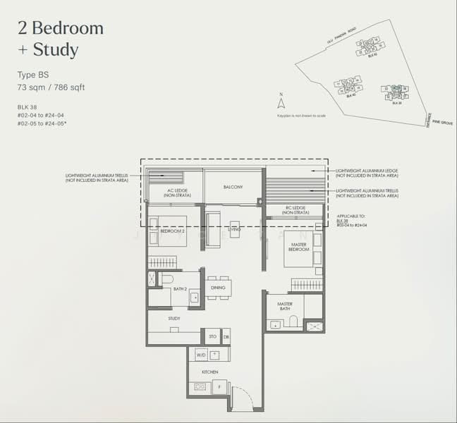 Nava Grove, 38 Pine Grove, 2 Bedrooms, 786 sqft, Condominium For Sale, by Joyce Tan, 500187942 - PropertyGuru.com.sg