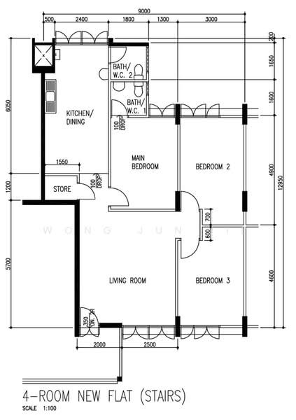 309 Serangoon Avenue 2, 309 Serangoon Avenue 2, 3 Bedrooms, 979 sqft, HDB Flat For Sale, by Wong Jun Jie, 500187992 - PropertyGuru.com.sg